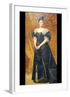 Mrs. William Astor-Charles Émile Carolus-Duran-Framed Art Print