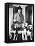 Mrs. William Dupont Jr. Holding Reins of Four Beagles That Belonged to Her Late Husband-Hansel Mieth-Framed Stretched Canvas