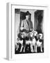 Mrs. William Dupont Jr. Holding Reins of Four Beagles That Belonged to Her Late Husband-Hansel Mieth-Framed Photographic Print