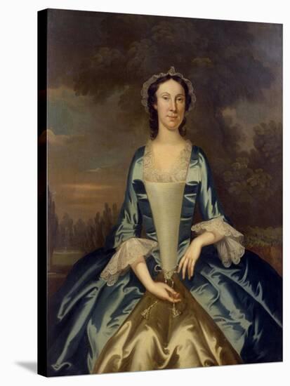 Mrs. William Walton (1708-86), C.1750-John Wollaston-Stretched Canvas