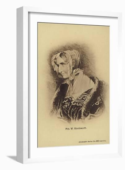 Mrs William Wordsworth-null-Framed Giclee Print