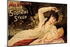 Mrs. Winslow's Soothing Syrup, c.1890-null-Mounted Giclee Print