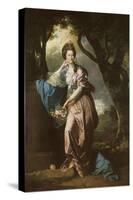 Mrs Woodhull-Johan Zoffany-Stretched Canvas