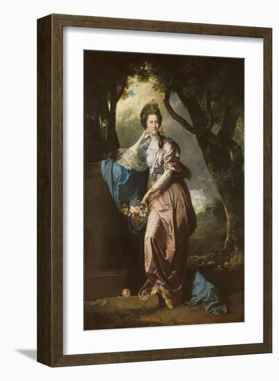 Mrs Woodhull-Johan Zoffany-Framed Giclee Print