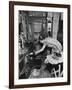 Mrs. Yandle Cooking on Coal Stove, Yacolt Mt, Future Recipients of Electricity from Bonneville Dam-Alfred Eisenstaedt-Framed Photographic Print