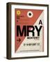 MRY Monterey Luggage Tag I-NaxArt-Framed Art Print