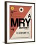 MRY Monterey Luggage Tag I-NaxArt-Framed Art Print