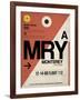 MRY Monterey Luggage Tag I-NaxArt-Framed Art Print