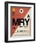 MRY Monterey Luggage Tag I-NaxArt-Framed Art Print