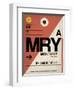 MRY Monterey Luggage Tag I-NaxArt-Framed Art Print