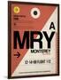 MRY Monterey Luggage Tag I-NaxArt-Framed Art Print