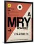 MRY Monterey Luggage Tag I-NaxArt-Framed Art Print