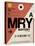 MRY Monterey Luggage Tag I-NaxArt-Stretched Canvas