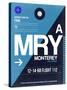 MRY Monterey Luggage Tag II-NaxArt-Stretched Canvas