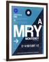 MRY Monterey Luggage Tag II-NaxArt-Framed Art Print