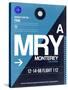 MRY Monterey Luggage Tag II-NaxArt-Stretched Canvas