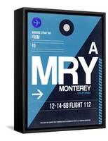 MRY Monterey Luggage Tag II-NaxArt-Framed Stretched Canvas