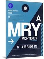 MRY Monterey Luggage Tag II-NaxArt-Mounted Art Print