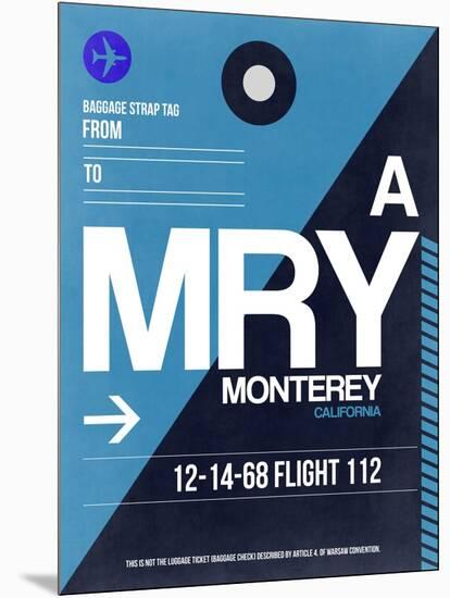 MRY Monterey Luggage Tag II-NaxArt-Mounted Art Print