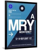 MRY Monterey Luggage Tag II-NaxArt-Framed Art Print