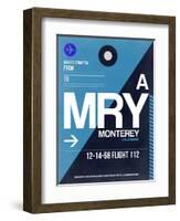 MRY Monterey Luggage Tag II-NaxArt-Framed Art Print