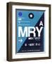 MRY Monterey Luggage Tag II-NaxArt-Framed Art Print