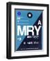 MRY Monterey Luggage Tag II-NaxArt-Framed Art Print