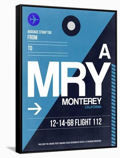 MRY Monterey Luggage Tag II-NaxArt-Framed Stretched Canvas