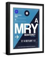 MRY Monterey Luggage Tag II-NaxArt-Framed Art Print