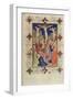 MS 11060-11061 Hours of the Cross: None, Jesus on the Cross, from the 'Tres Riches Heures Du Duc De-Jacquemart De Hesdin-Framed Giclee Print