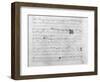 Ms.117, Waltz in F Minor, Opus 70, Number 2, Dedicated to Elise Gavard-Frederic Chopin-Framed Giclee Print