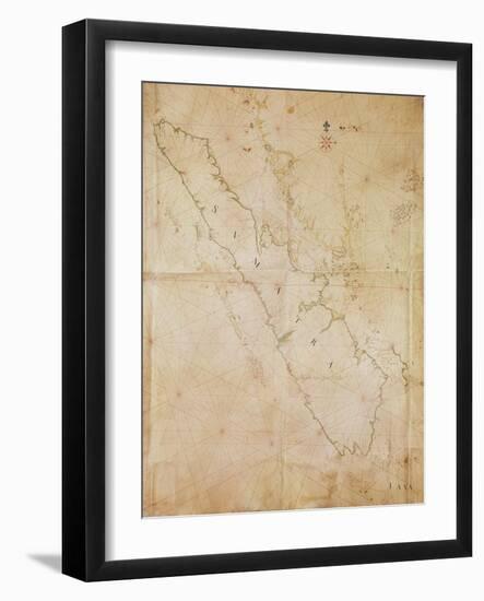 Ms 1288 Chart of Sumatra, 1653-Joan Blaeu-Framed Giclee Print