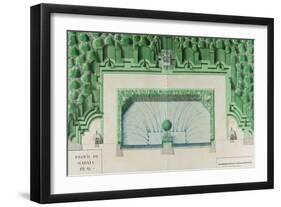 Ms 1307/47 Design for a Water Garden at Versailles-Andre Le Notre-Framed Giclee Print