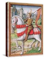 Ms 17 F.76 Joan of Arc from 'Vie Des Femmes Celebres', C.1505-French School-Stretched Canvas