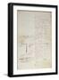 Ms 2108 F.4 Writings on the Conditions for Solving an Equation by Radicals, 1832-Evariste Galois-Framed Giclee Print