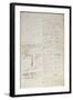 Ms 2108 F.4 Writings on the Conditions for Solving an Equation by Radicals, 1832-Evariste Galois-Framed Giclee Print