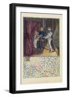 Ms. 2597 King Rene Dreams: the God of Love Steals from Him His Heart Without Him Knowing-English-Framed Giclee Print