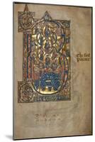 Ms 322 F.7R, Psalm 1, Initial B, Tree of Jesse, Illustration from the 'De Braile Psalter', C.1250-William de Brailes-Mounted Giclee Print