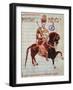 Ms 4 Equestrian Portrait of Pepin (C.773-810) King of Italy, 1023 (Vellum)-Italian-Framed Giclee Print