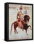 Ms 4 Equestrian Portrait of Pepin (C.773-810) King of Italy, 1023 (Vellum)-Italian-Framed Stretched Canvas