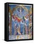 Ms 412 the Trinity Surrounded by Three Angels and Below Them Personifications of Mercy and Truth-Jean Fouquet-Framed Stretched Canvas