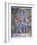 Ms 412 the Trinity Surrounded by Three Angels and Below Them Personifications of Mercy and Truth-Jean Fouquet-Framed Giclee Print