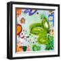 Ms. Alice & Peep’s Long Story No.10-Gina Cochran-Framed Art Print