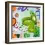 Ms. Alice & Peep’s Long Story No.10-Gina Cochran-Framed Art Print