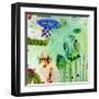 Ms. Alice & Peep’s Long Story No.9-Gina Cochran-Framed Art Print