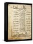 Ms.B86 Fol.55B Poem by Ibn Quzman (Copy of a 12th Century Original) (Ink on Paper)-Syrian-Framed Stretched Canvas