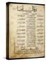 Ms.B86 Fol.55B Poem by Ibn Quzman (Copy of a 12th Century Original) (Ink on Paper)-Syrian-Stretched Canvas