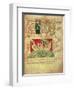 Ms Ccc 157 P.383 the Visions Dreamt by King Henry I in Normandy in 1130, from the Worcester…-null-Framed Premium Giclee Print