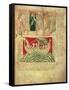 Ms Ccc 157 P.383 the Visions Dreamt by King Henry I in Normandy in 1130, from the Worcester…-null-Framed Stretched Canvas