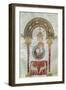 Ms Ccii Fol.35R Agnus Dei, Illustration of the 'Lamb of God' from 'Etymologiae'-Carolingian-Framed Giclee Print